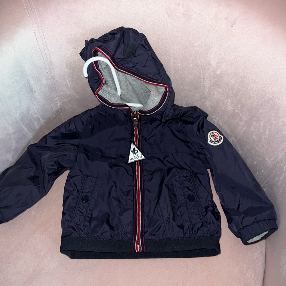Baby Moncler Windbreaker Jacket - 6/9M